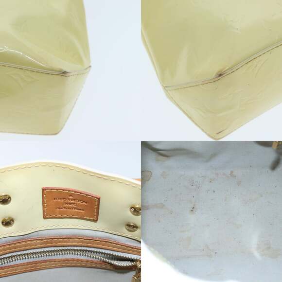 LOUIS VUITTON Monogram Vernis Reade PM Hand Bag Perle M91336 - Picture 11 of 12